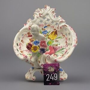 Italian‎ Capodimonte Cherub Hand Painted Piece